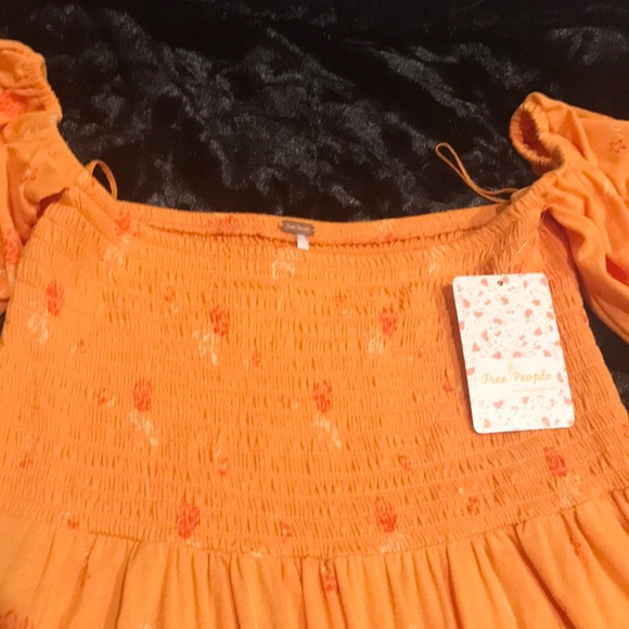 Free People Lana Orange Tunic. XS, M - Picture 6 of 8
